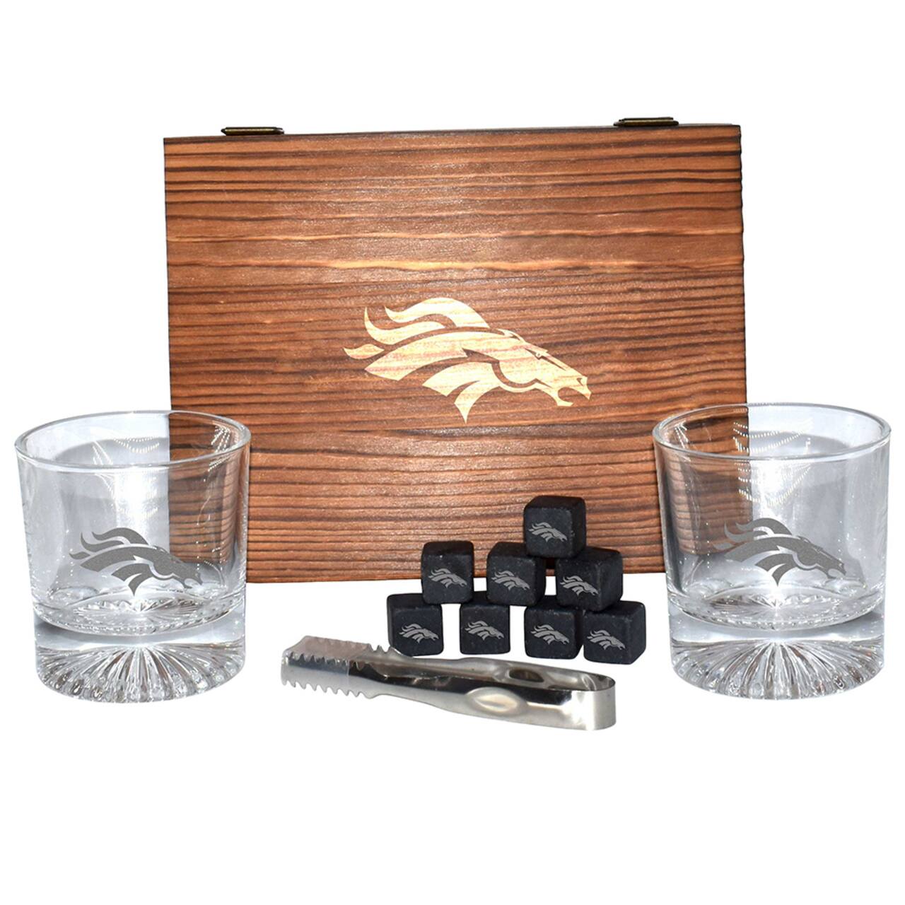 The Memory Company NFL Boxed Drinkware Set with Coasters
